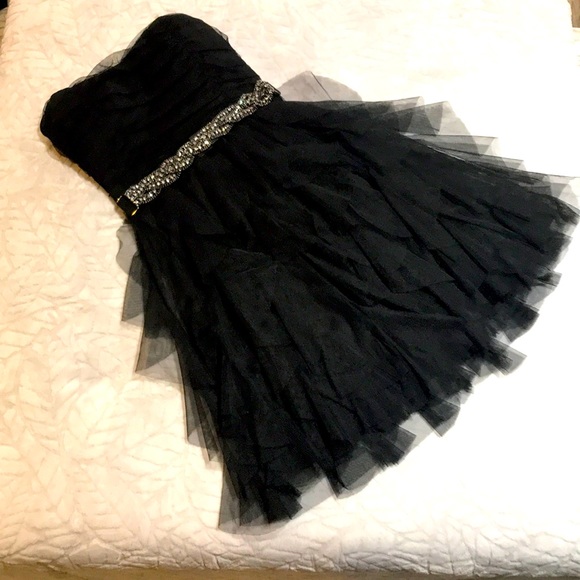 Womens Le Chateau Black Strapless Dress - Picture 1 of 9